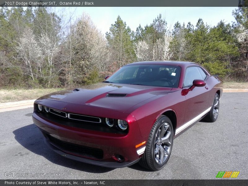Octane Red / Black 2017 Dodge Challenger SXT