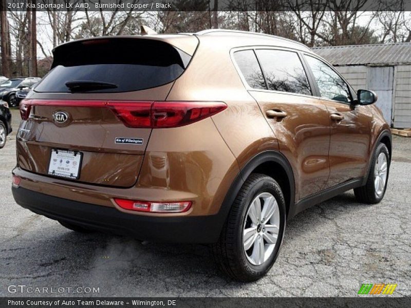 Burnished Copper / Black 2017 Kia Sportage LX AWD