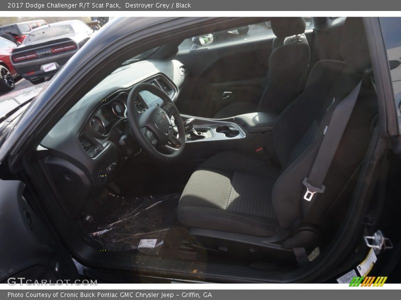 Destroyer Grey / Black 2017 Dodge Challenger R/T Scat Pack