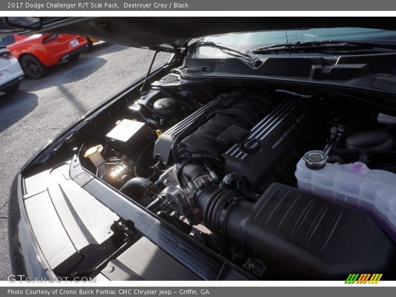 Destroyer Grey / Black 2017 Dodge Challenger R/T Scat Pack