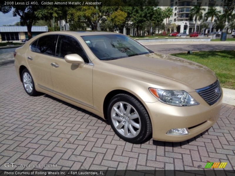 Golden Almond Metallic / Alabaster 2008 Lexus LS 460