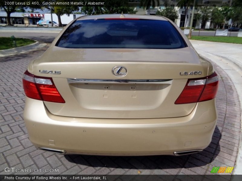 Golden Almond Metallic / Alabaster 2008 Lexus LS 460