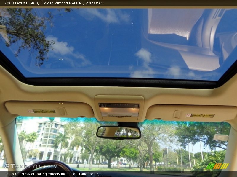 Golden Almond Metallic / Alabaster 2008 Lexus LS 460
