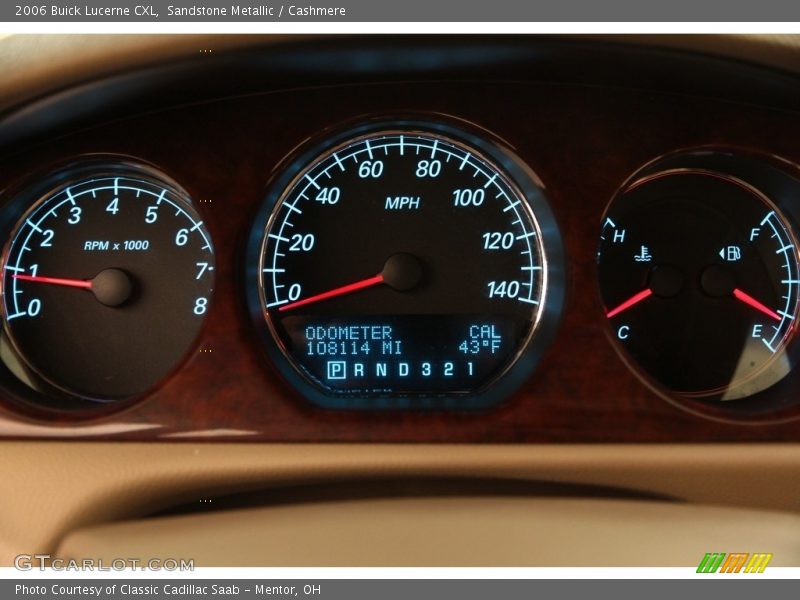 Sandstone Metallic / Cashmere 2006 Buick Lucerne CXL