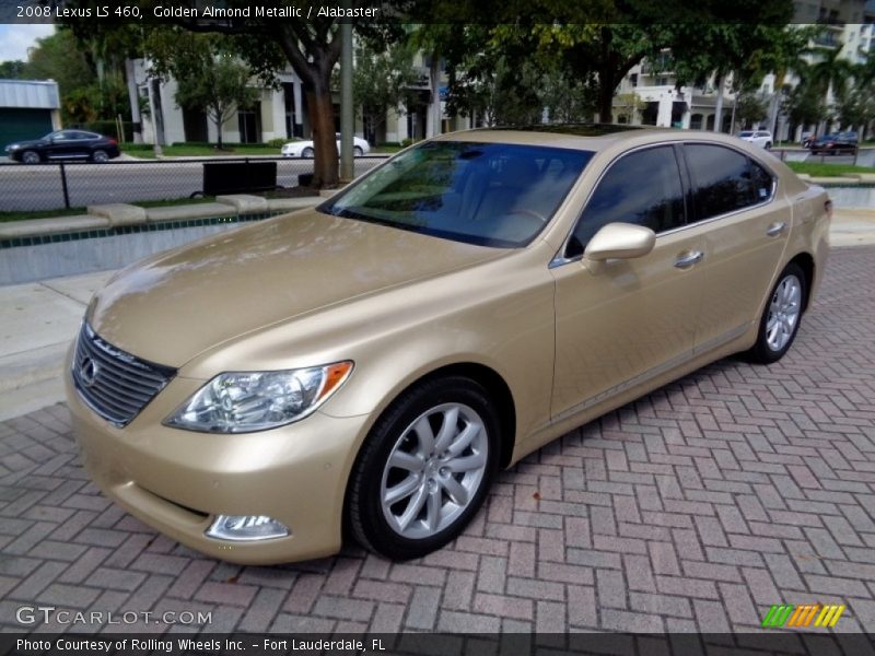 Golden Almond Metallic / Alabaster 2008 Lexus LS 460