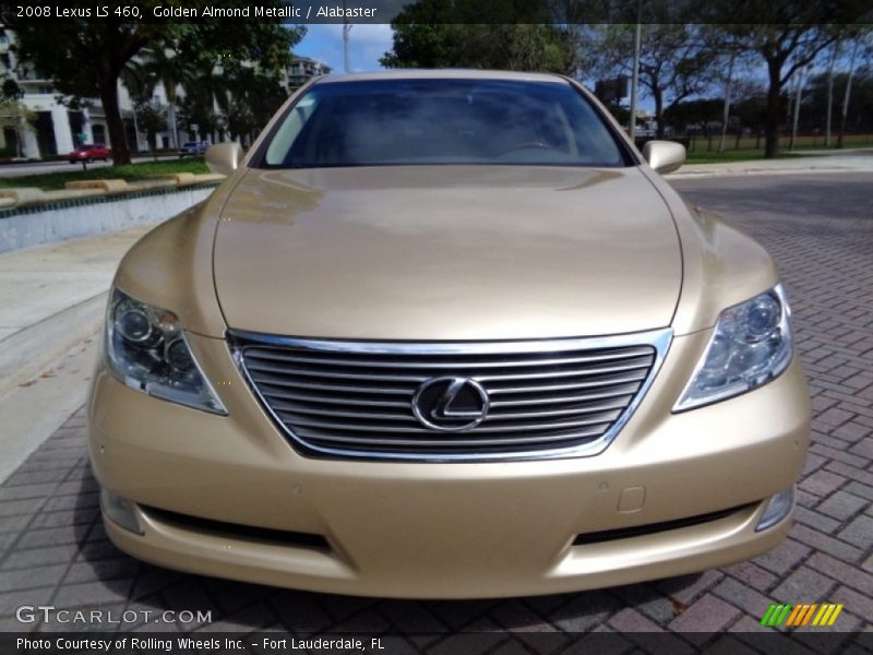 Golden Almond Metallic / Alabaster 2008 Lexus LS 460