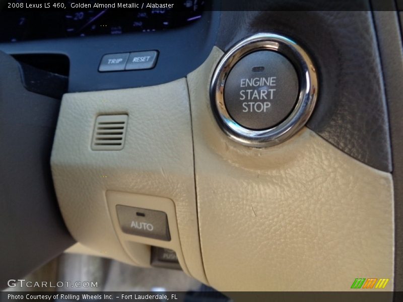 Golden Almond Metallic / Alabaster 2008 Lexus LS 460