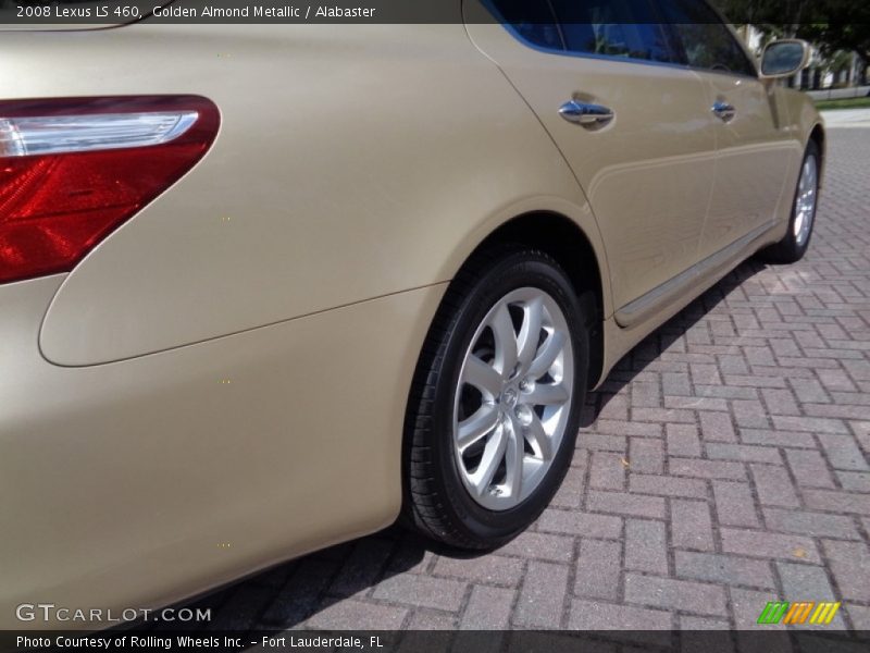 Golden Almond Metallic / Alabaster 2008 Lexus LS 460