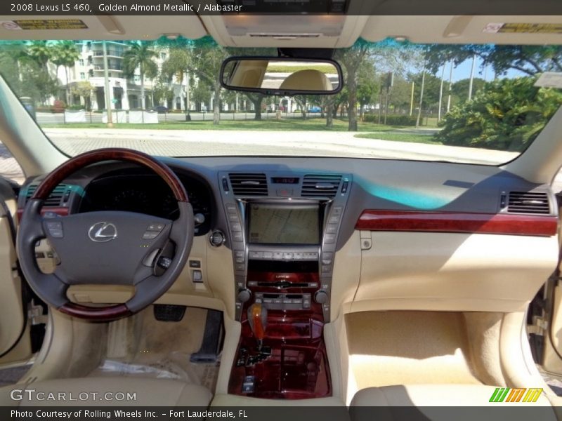 Golden Almond Metallic / Alabaster 2008 Lexus LS 460
