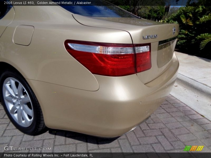 Golden Almond Metallic / Alabaster 2008 Lexus LS 460