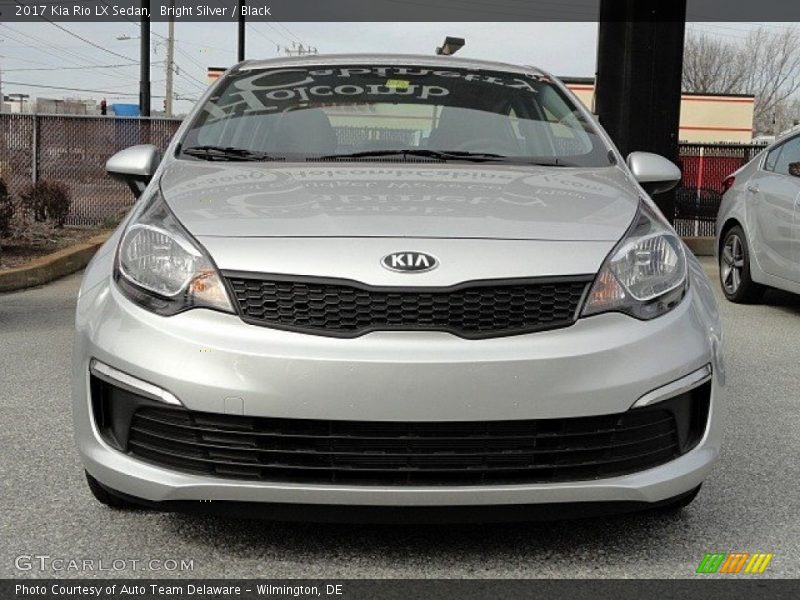 Bright Silver / Black 2017 Kia Rio LX Sedan