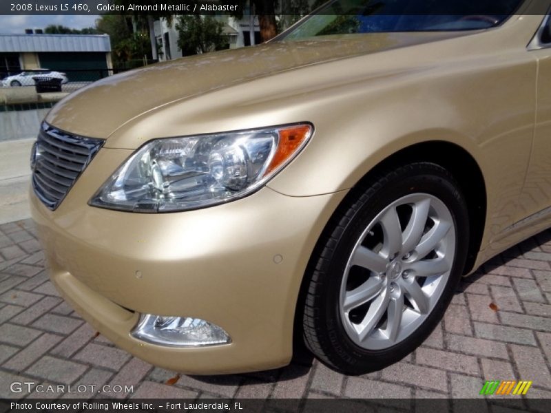 Golden Almond Metallic / Alabaster 2008 Lexus LS 460