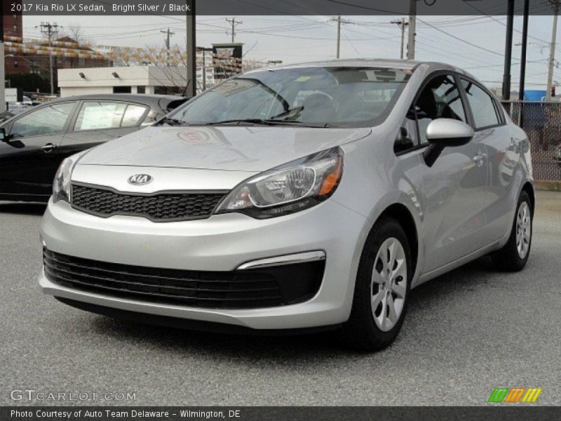 Bright Silver / Black 2017 Kia Rio LX Sedan