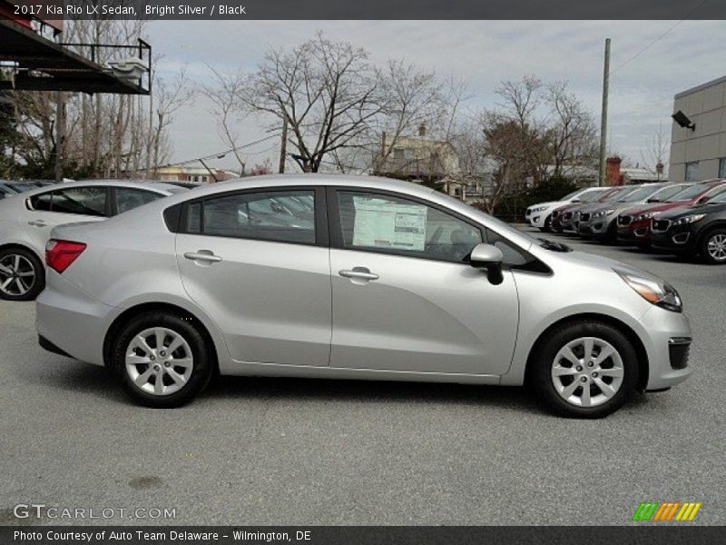 Bright Silver / Black 2017 Kia Rio LX Sedan