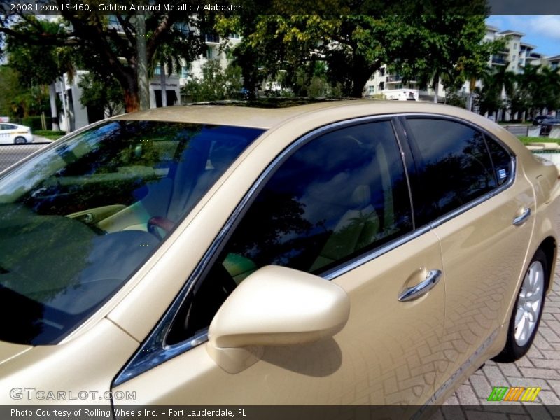 Golden Almond Metallic / Alabaster 2008 Lexus LS 460
