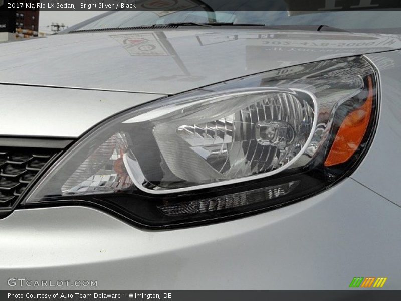 Bright Silver / Black 2017 Kia Rio LX Sedan