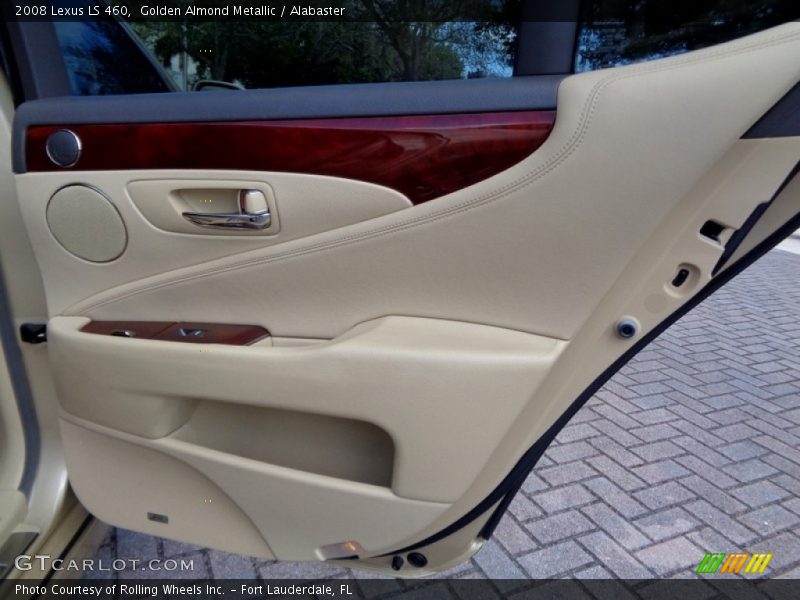 Golden Almond Metallic / Alabaster 2008 Lexus LS 460