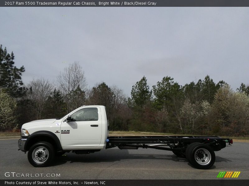 Bright White / Black/Diesel Gray 2017 Ram 5500 Tradesman Regular Cab Chassis
