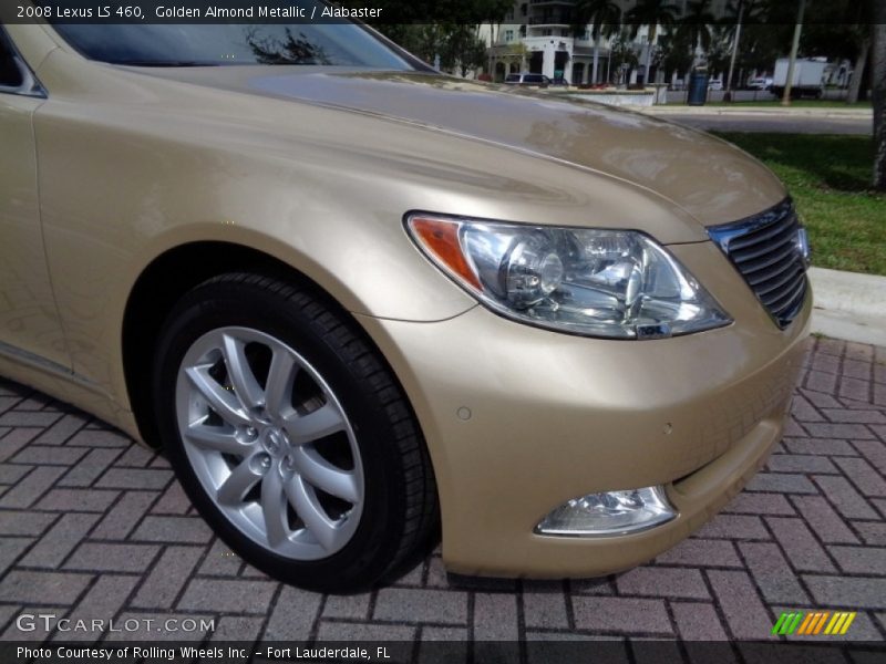 Golden Almond Metallic / Alabaster 2008 Lexus LS 460