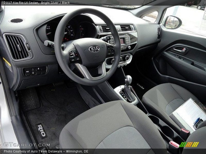 Bright Silver / Black 2017 Kia Rio LX Sedan