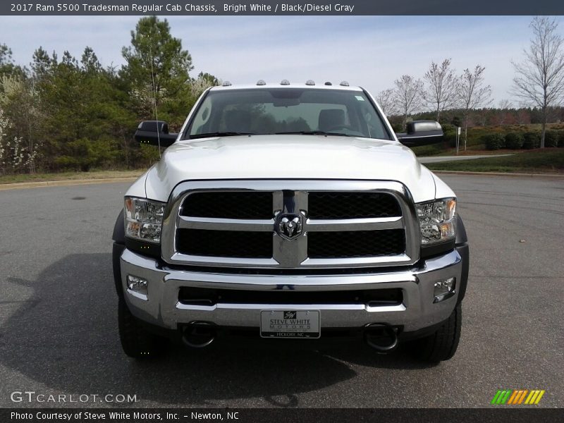 Bright White / Black/Diesel Gray 2017 Ram 5500 Tradesman Regular Cab Chassis