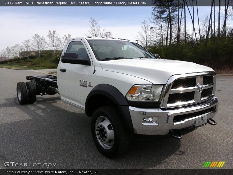 Bright White / Black/Diesel Gray 2017 Ram 5500 Tradesman Regular Cab Chassis