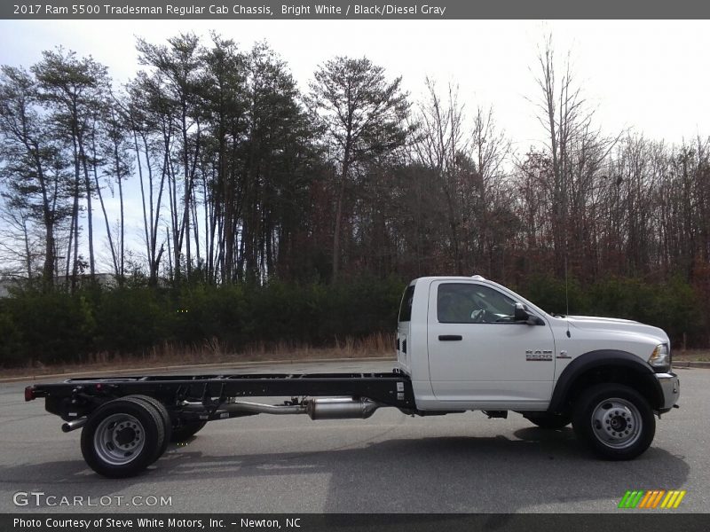 Bright White / Black/Diesel Gray 2017 Ram 5500 Tradesman Regular Cab Chassis