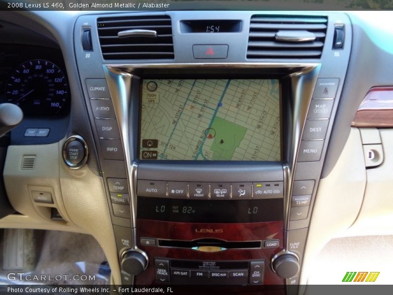 Golden Almond Metallic / Alabaster 2008 Lexus LS 460