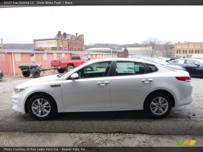 Snow White Pearl / Black 2017 Kia Optima LX