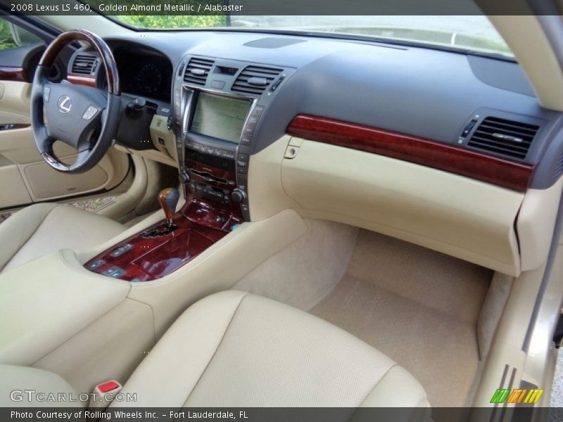 Golden Almond Metallic / Alabaster 2008 Lexus LS 460