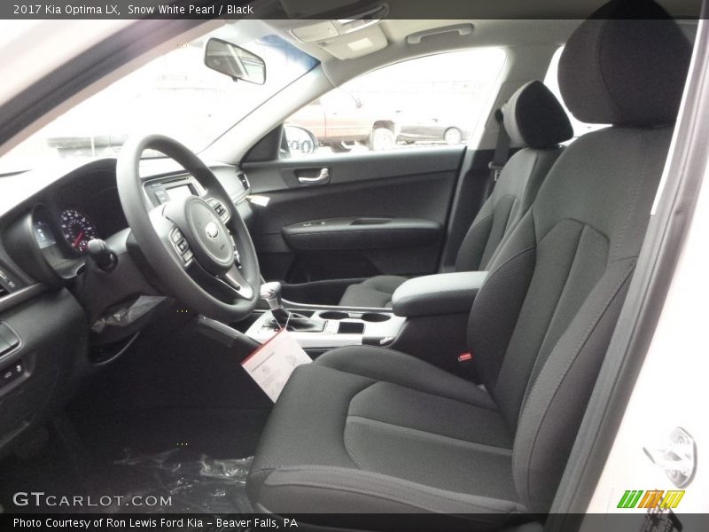  2017 Optima LX Black Interior