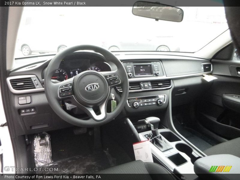 Black Interior - 2017 Optima LX 