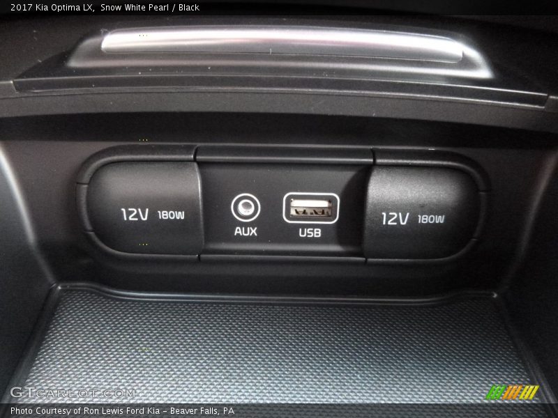 Controls of 2017 Optima LX