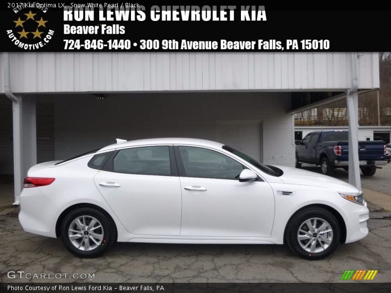 Snow White Pearl / Black 2017 Kia Optima LX