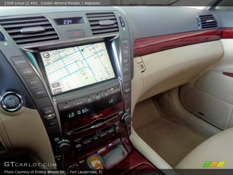 Golden Almond Metallic / Alabaster 2008 Lexus LS 460