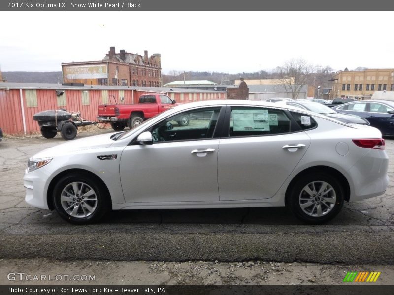 Snow White Pearl / Black 2017 Kia Optima LX