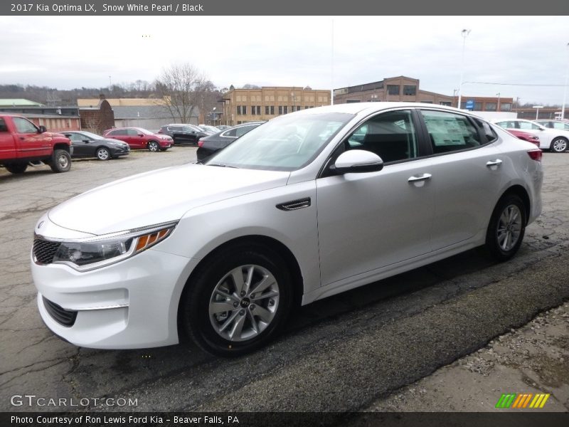 Snow White Pearl / Black 2017 Kia Optima LX