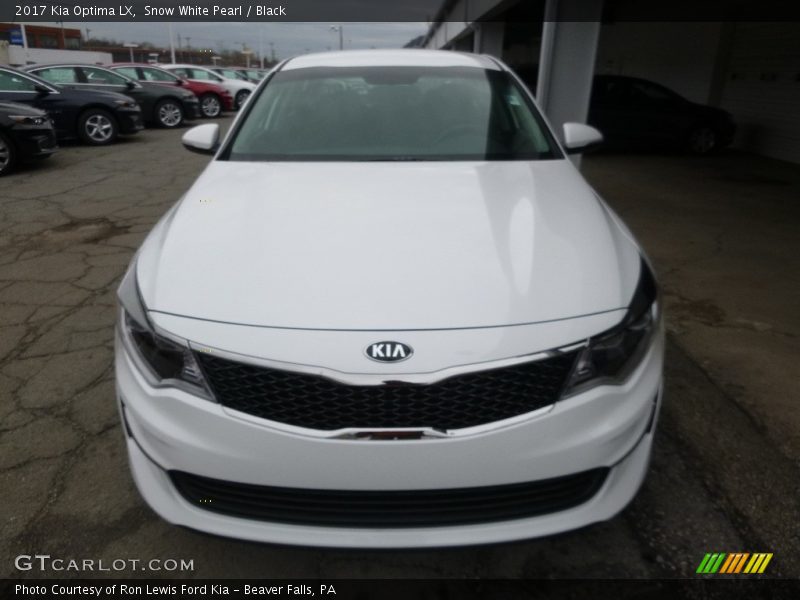 Snow White Pearl / Black 2017 Kia Optima LX