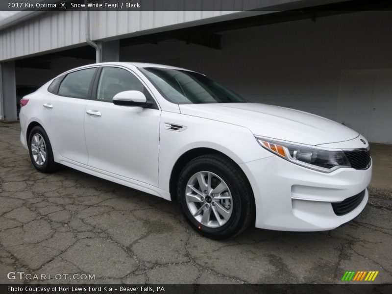 Snow White Pearl / Black 2017 Kia Optima LX