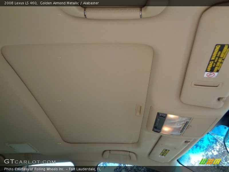 Golden Almond Metallic / Alabaster 2008 Lexus LS 460