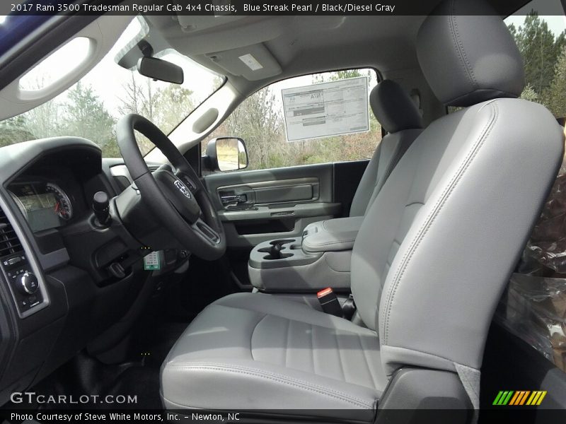 Front Seat of 2017 3500 Tradesman Regular Cab 4x4 Chassis