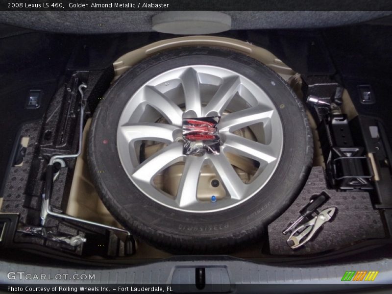 Golden Almond Metallic / Alabaster 2008 Lexus LS 460