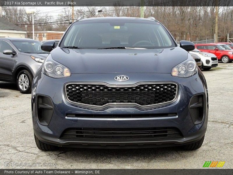 Pacific Blue / Black 2017 Kia Sportage LX