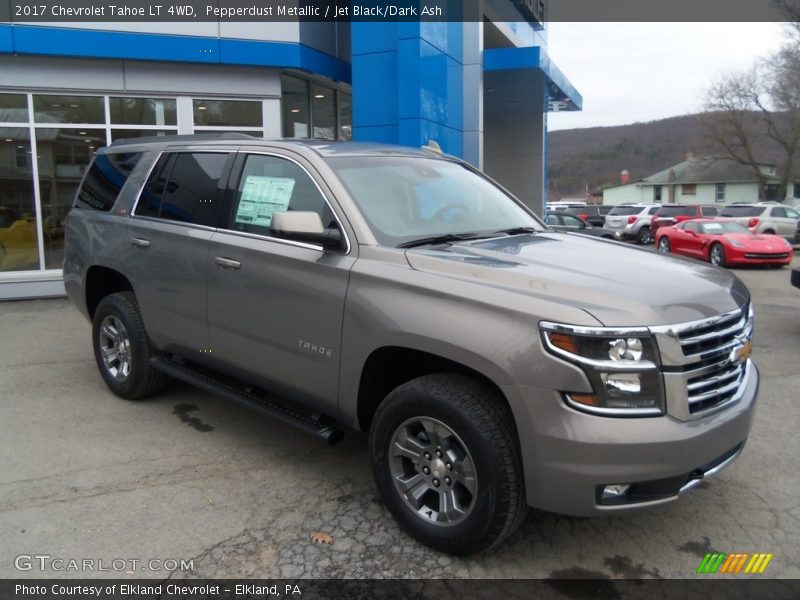 Pepperdust Metallic / Jet Black/Dark Ash 2017 Chevrolet Tahoe LT 4WD
