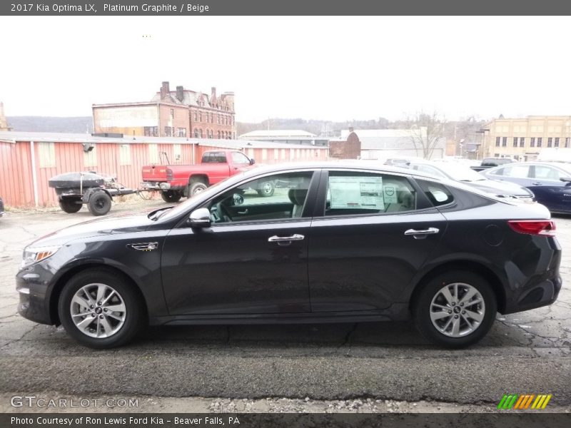 Platinum Graphite / Beige 2017 Kia Optima LX