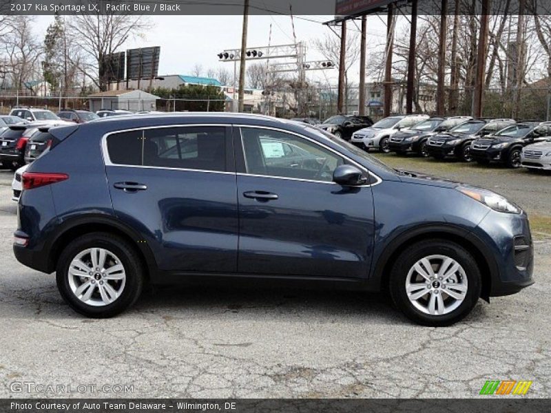 Pacific Blue / Black 2017 Kia Sportage LX