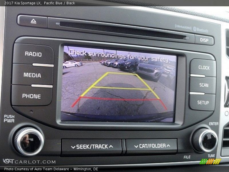 Pacific Blue / Black 2017 Kia Sportage LX