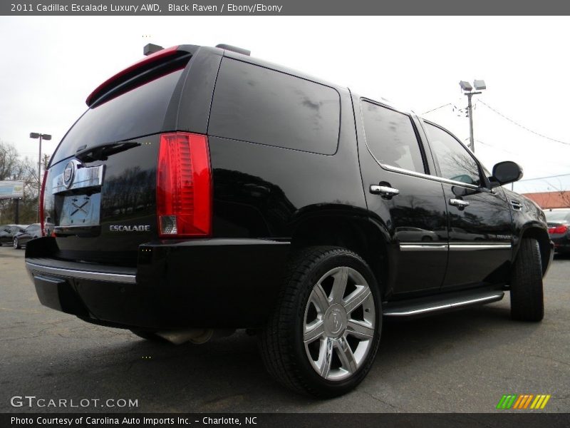 Black Raven / Ebony/Ebony 2011 Cadillac Escalade Luxury AWD
