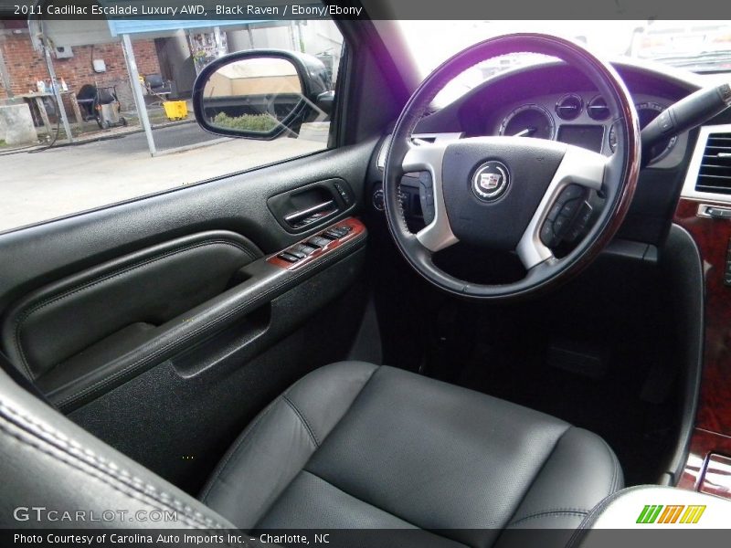 Black Raven / Ebony/Ebony 2011 Cadillac Escalade Luxury AWD