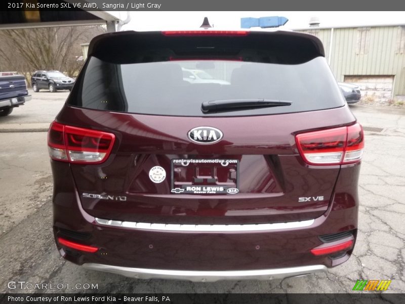 Sangria / Light Gray 2017 Kia Sorento SXL V6 AWD
